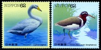 [Water Birds - Whooper Swan & Greater Painted-snipe, type CIU]