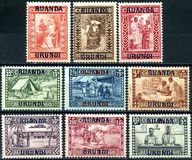 [Belgian Congo Postage Stamps Overprinted, típus F]