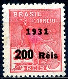 [No. 307 Surcharged, type CK31]