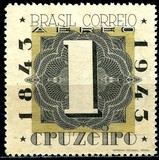 [Airmail - The 100th Anniversary of the Brazilian Postage Stamps, type IL]