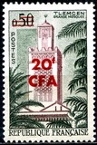 [Stamp of France Surcharged, typ DB]