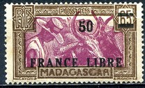 [Stamps of 1930-1942 - Previous Issues Overprinted "FRANCE LIBRE", Typ FU]