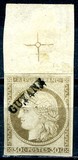 [French Colonies - General Issues Number 22 Overprinted "GUYANE", type E]