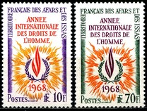 [International Human Rights Year, type M]