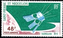 [Airmail - Launching of Satellite "D1", tegund DO]