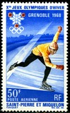 [Airmail - Winter Olympic Games - Grenoble, France, տեսակ DW]