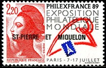 [International Stamp Exhibition "Philexfrance 89" - Paris, France, 類型 IL]