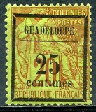 [French Colonies - General Issues No.51 Surcharged, type B2]
