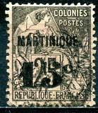 [French Colonies - General Issues No.46-57 Surcharged & Overprinted "MARTINIQUE", type B14]