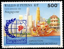 [Airmail - International Stamp Exhibition "Singapore '95" - Singapore, نوع TM]