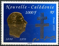 [The 25th Anniversary of the Death of Charles de Gaulle, 1890-1970, type AAI]
