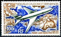 [Airmail - Inauguration of Noumea-Paris DC-10 Air Service, type IQ]