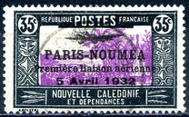 [Airmail - The 1st Anniversary of Paris-Noumea Flight, type T15]