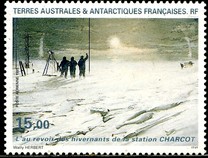 [Airmail - Departure of Winter Residents from Charcot Station, type LD]