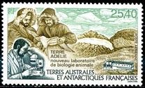[Airmail - Animal Biology Laboratory, Adelie Land, typ KD]