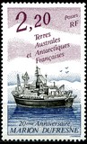 [The 20th Anniversary of the "Marion Dufresne" (Antarctic Supply Ship), type JV]