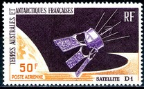[Airmail - Launching of Satellite "D1", type AC]