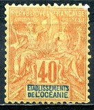 [Inscription: "ETABLISSEMENTS de L'OCEANIE", type A9]