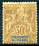 [Inscription: "ETABLISSEMENTS de L'OCEANIE", type A8]