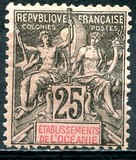 [Inscription: "ETABLISSEMENTS de L'OCEANIE", type A7]
