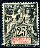 [Inscription: "ETABLISSEMENTS de L'OCEANIE", type A7]