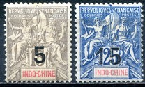 [No.19 & 20 Surcharged, type D]