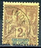 [Inscription: "ÈTABLISEMENTS DE L'INDIE", type A1]