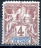 [Inscription: "ÈTABLISEMENTS DE L'INDIE", type A2]