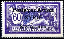 [Airmail - No. 123 & 125-127 Overprinted "Poste par Avion", type R1]