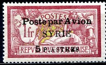 [Airmail - No. 123 & 125-127 Overprinted "Poste par Avion", type R2]