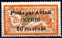 [Airmail - No. 123 & 125-127 Overprinted "Poste par Avion", type R3]