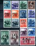 [Democracy - Italy Postage Stamps of 1945 Overprinted "A.M.G.F.T.T.", type A]