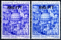 [Holy Year - Italy Postage Stamps Overprinted "AMG-FTT", type AE]