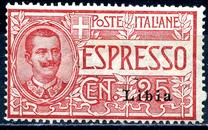 [Special Delivery - Italian Postage Stamps Overprinted "Libia", 类型 C]