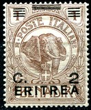 [Italian Somaliland Postage Stamps Overprinted and Surcharged, type R]