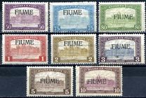 [Overprinted Postage Stamps from Hungary, type M]