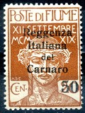 [Fiume Military Post Stamps Surcharged, type D2]