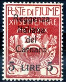 [Fiume Military Post Stamps Surcharged, type C4]