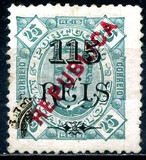[Issue of 1902 Overprinted "REPUBLICA", type X2]