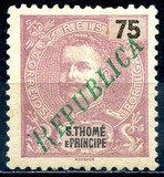 [Previous Stamps from 1898-1905 Overprinted "REPUBLICA" in Red or Green, type AE12]