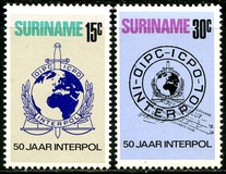 [The 50th Anniversary of International Criminal Police Organization or Interpol, տեսակ AEG]