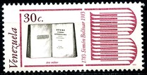 [The 200th Anniversary of the Birth of Simon Bolivar, 1783-1830, type CHS]