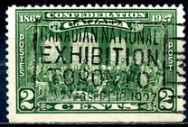 [The 60th Anniversary of the Founding of the Dominion of Canada, Inscription: "1867 Confederation 1927", 類型 AS]