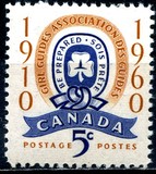 [Golden Jubilee of Canadian Girl Guides Movement, type IN]