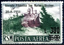 [Stamps Exhibition San Marino - Riccione, type FR]