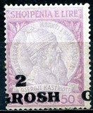 [Skanderbeg Issue of 1913 Surcharged, type I4]