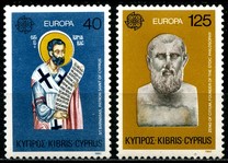 [EUROPA Stamps - Famous People - Notable Cypriots, type MW]