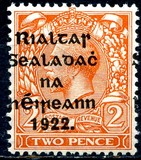 [Great Britain Stamps Overprinted in Black - Overprint 14½ x 16mm, 类型 C1]