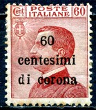 [Italian Stamps Surcharged, type J]