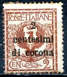 [Italian Stamps Surcharged, type B]